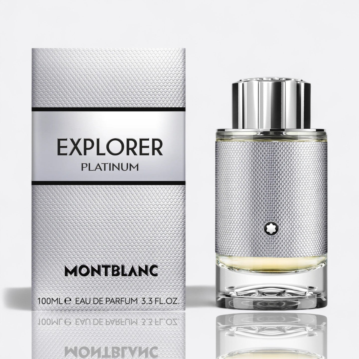 Montblanc Explorer Platinum Eau de Parfum for men – violet leaf clary sage cedarwood fresh woody fragrance bottle 100 ml