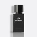 Mr. Burberry Eau de Parfum bottle – elegant men’s fragrance with spicy, woody, and amber notes