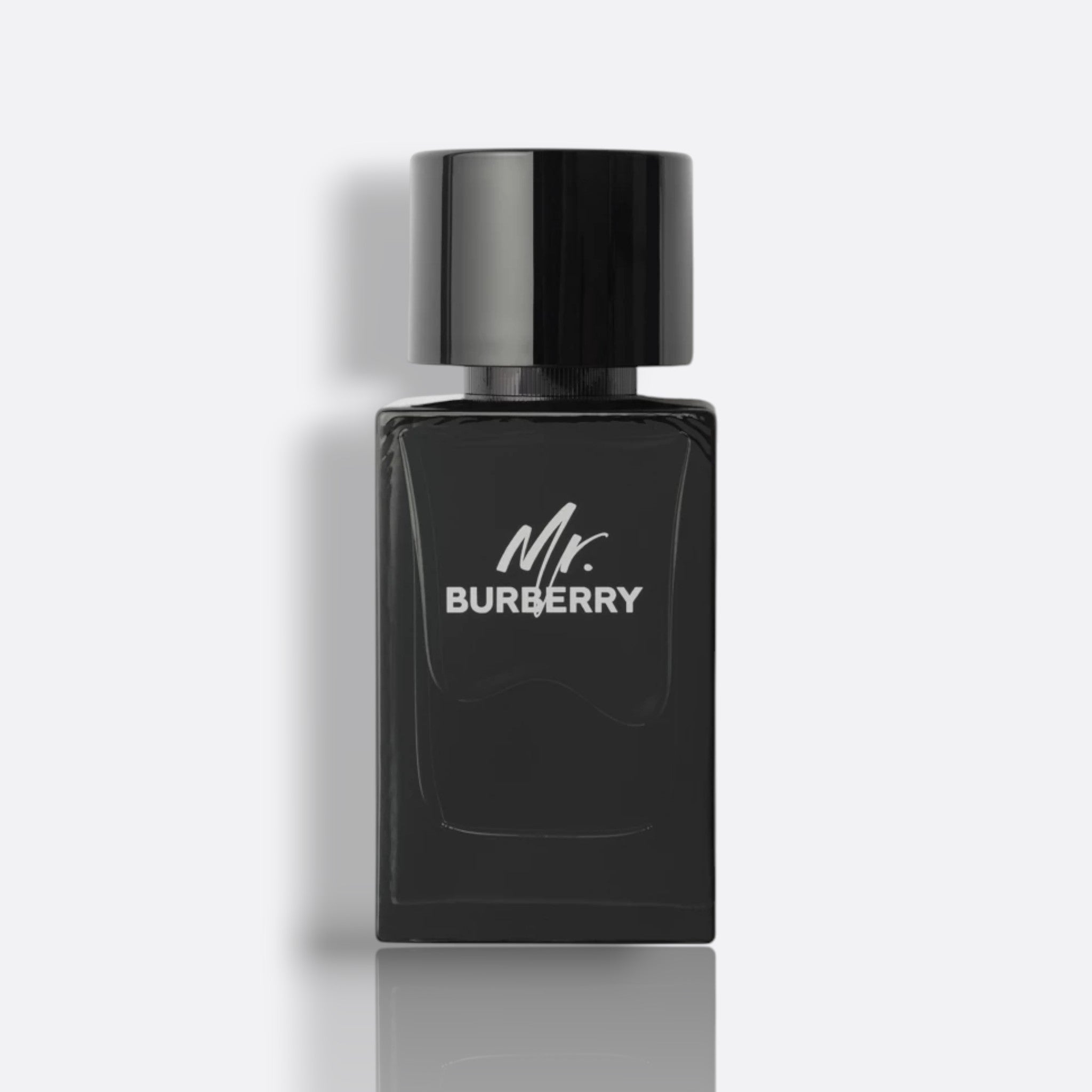 Mr. Burberry Eau de Parfum bottle – elegant men’s fragrance with spicy, woody, and amber notes