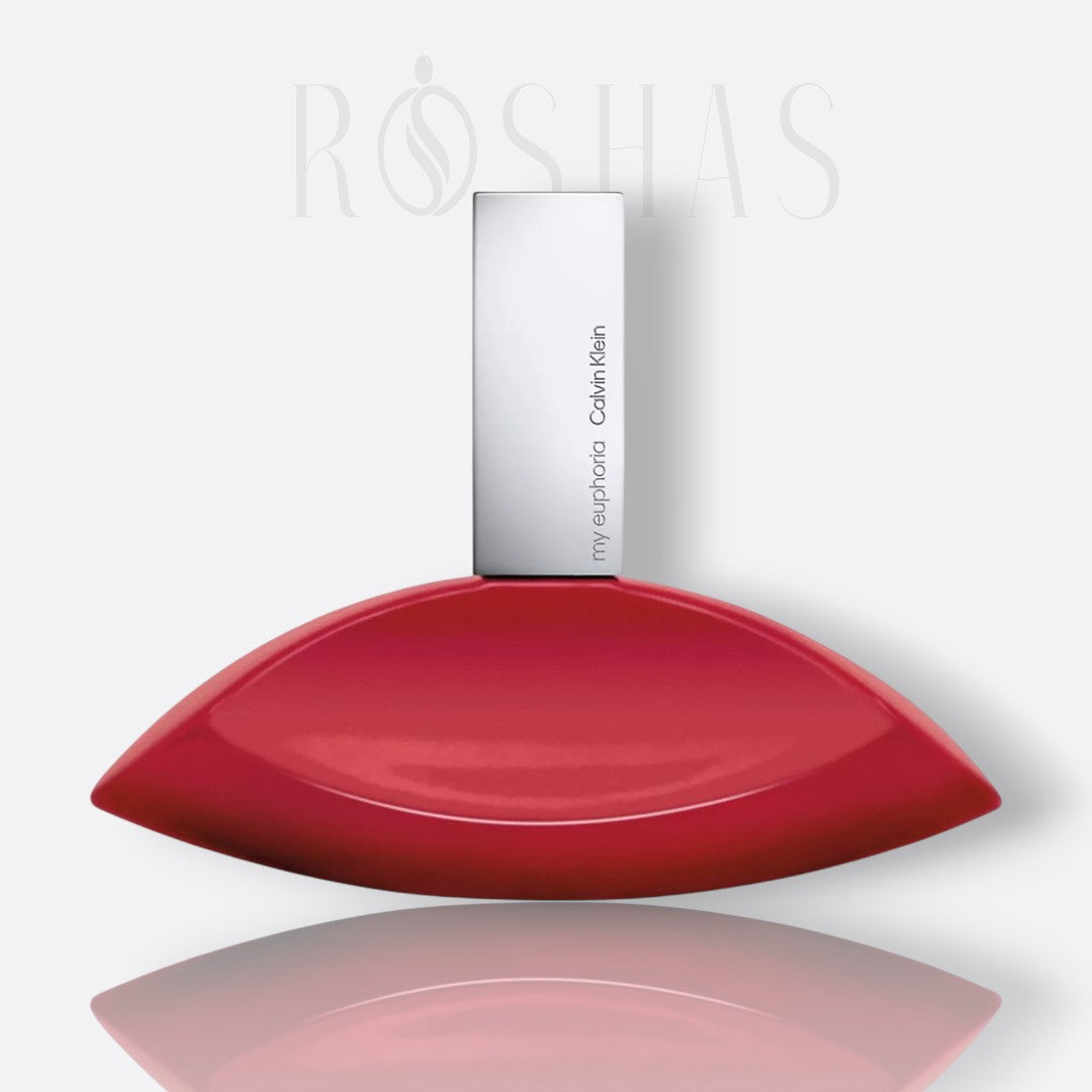 Calvin Klein My Euphoria Eau de Parfum for women glossy red fragrance bottle