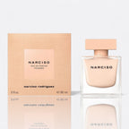 Narciso Eau de Parfum Poudrée for women – rose jasmine musk powdery soft elegant feminine fragrance bottle