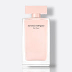 Narciso Rodriguez For Her Eau de Parfum for women – rose peach musk amber feminine elegant fragrance bottle