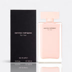 Narciso Rodriguez For Her Eau de Parfum for women – rose peach musk amber feminine elegant fragrance bottle