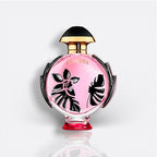 Bottle of Olympéa Flora by Paco Rabanne – floral women’s perfume with blackcurrant and vanilla notes
