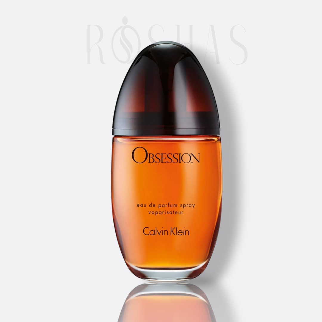 Calvin Klein Obsession Eau de Parfum for women classic amber fragrance bottle