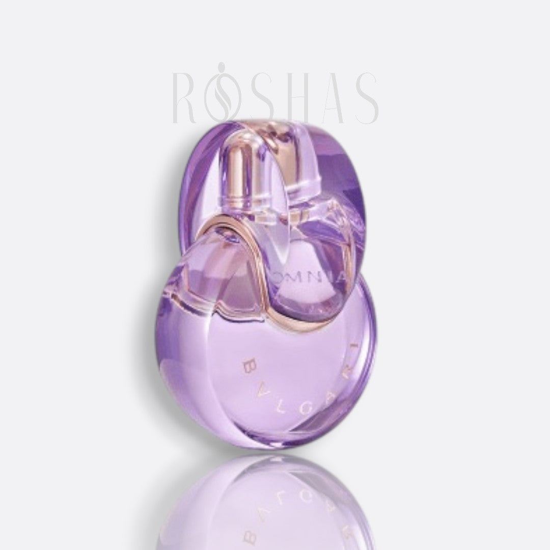 Omnia Amethyste Eau de Parfum by BVLGARI fragrance bottle - a delicate and floral women's perfume.
