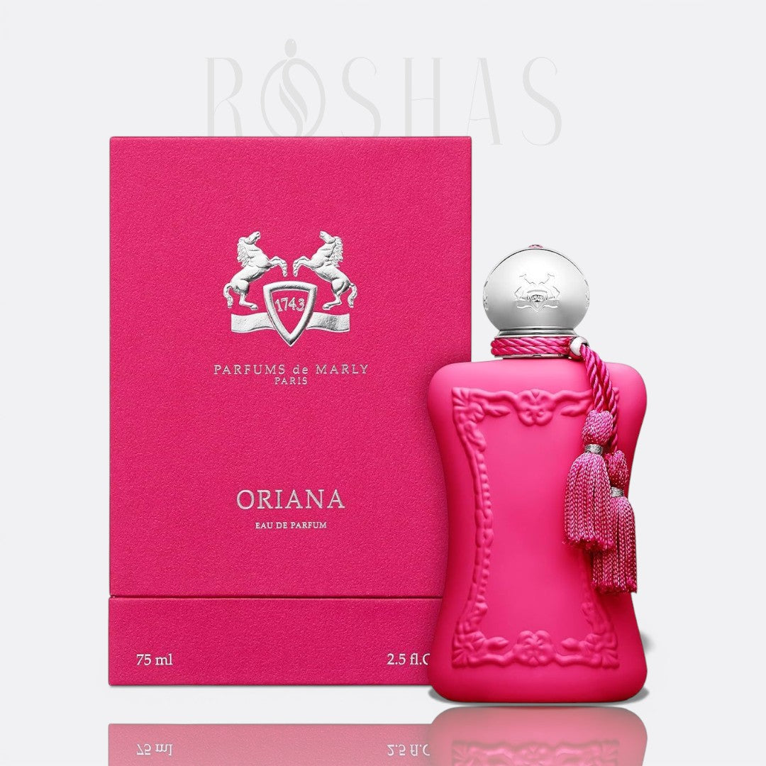Oriana by Parfums de Marly fragrance bottle - a sweet, elegant, and feminine perfume.
