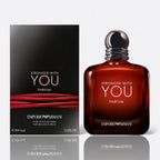 Emporio Armani Stronger With You Parfum for men – lavender vanilla oud chestnut vetiver warm modern masculine fragrance bottle 100 ml