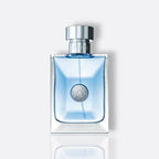 Pour Homme Eau de Toilette bottle – elegant men’s fragrance with fresh citrus and warm woody notes