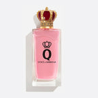 Q by Dolce & Gabbana Eau de Parfum for women – lemon cherry musk bright modern feminine fragrance bottle