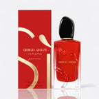 Giorgio Armani SÌ PASSIONE Eau de Parfum for women – pear blackcurrant pink pepper rose vanilla elegant fragrance bottle