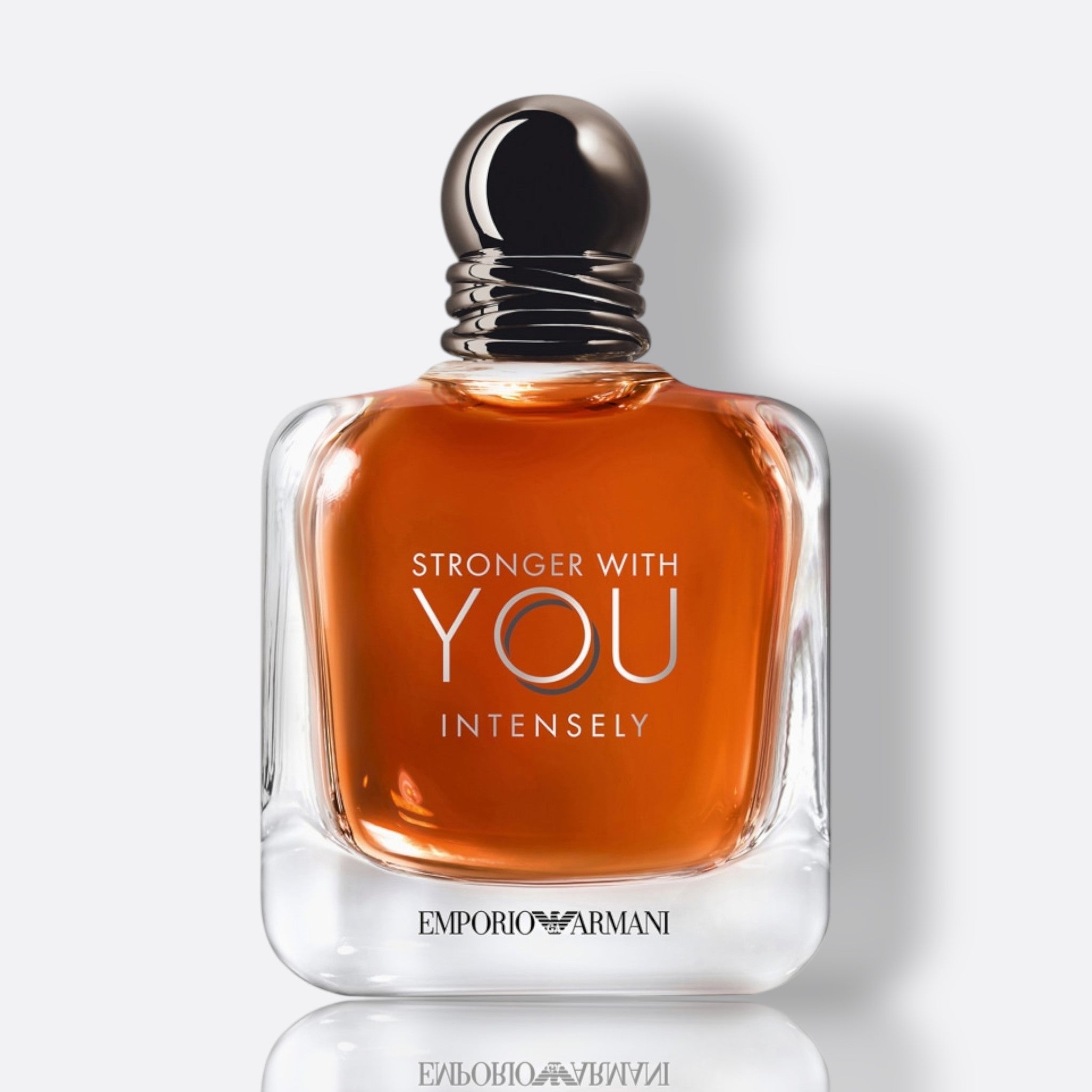 Emporio Armani Stronger With You Intensely Eau de Parfum for men – vanilla toffee amber tonka bean warm addictive fragrance bottle 100 ml