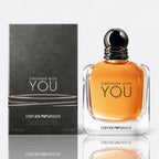 Emporio Armani Stronger With You Eau de Toilette for men – cardamom pink pepper sage vanilla chestnut warm charismatic fragrance bottle 100 ml