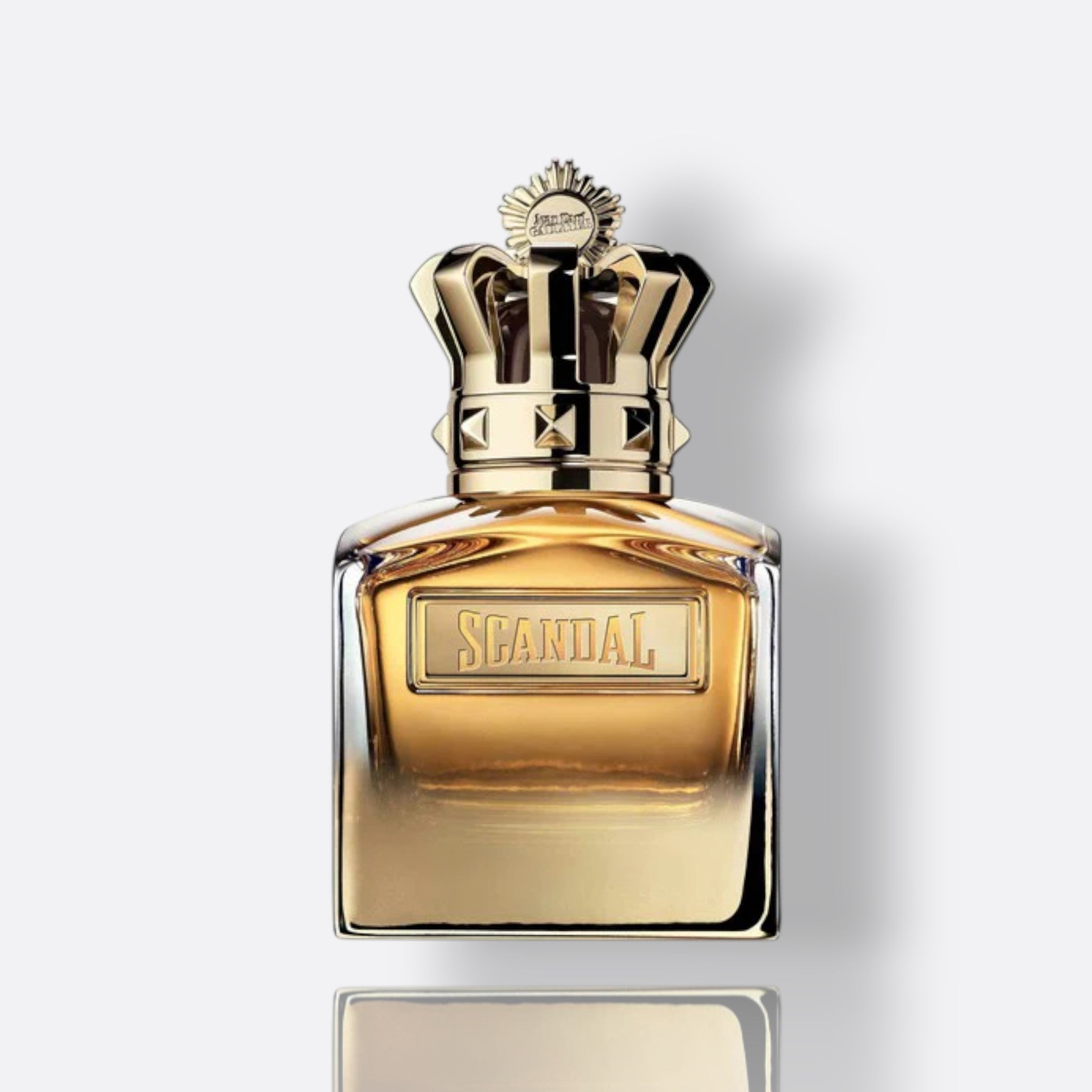 Scandal Pour Homme Absolu for men – chestnut sandalwood mirabelle plum bold gourmand woody fragrance bottle
