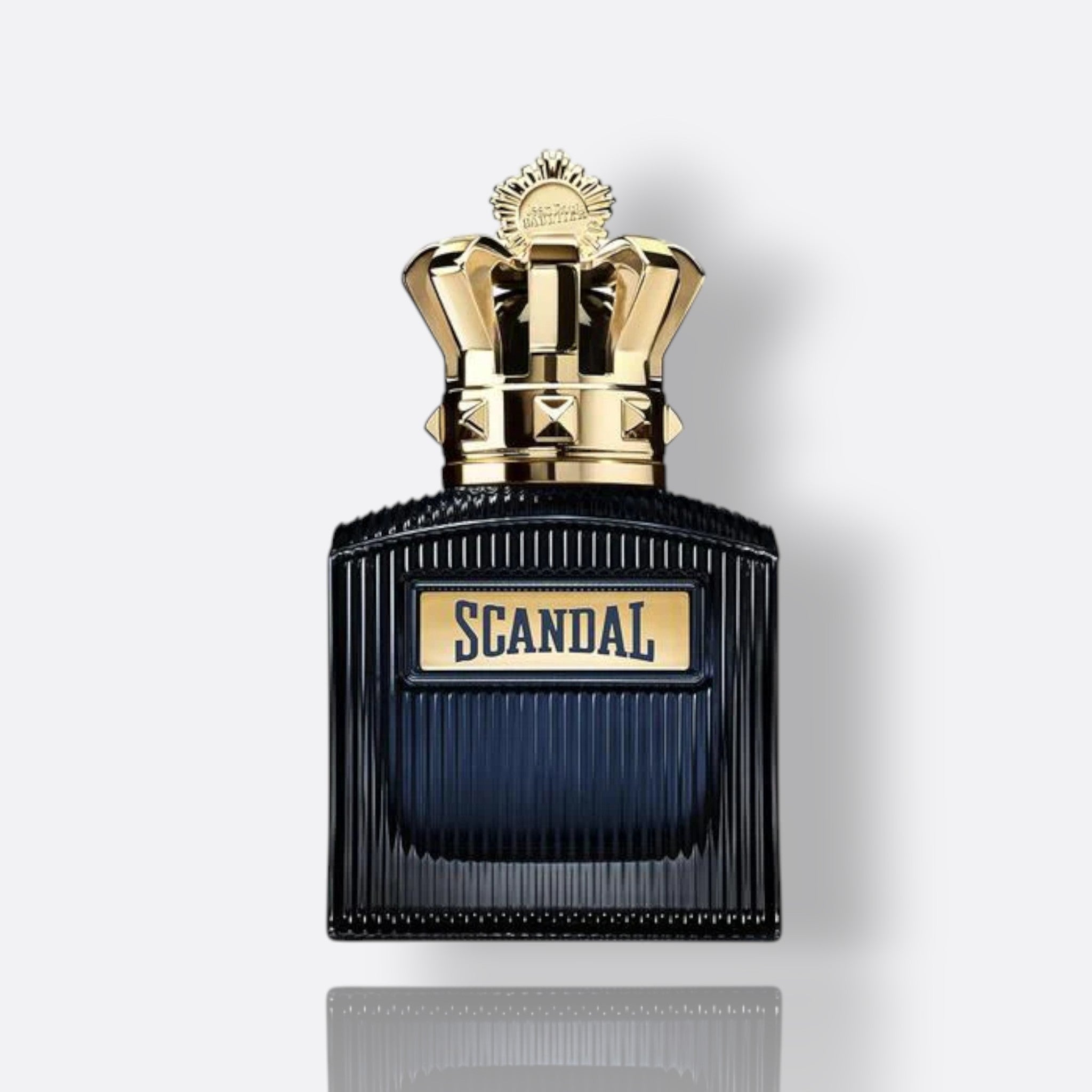 Scandal Pour Homme Intense for men – clary sage leather vetiver bold woody aromatic fragrance bottle

