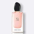 Giorgio Armani Sì Fiori Eau de Parfum for women – blackcurrant neroli rose patchouli floral elegant fragrance bottle