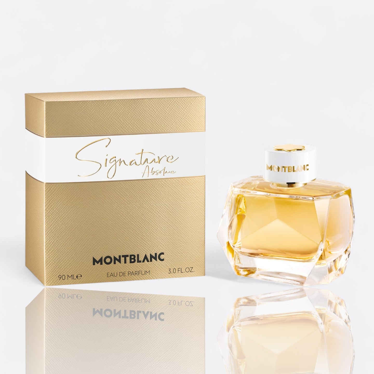 Montblanc Signature Absolue Eau de Parfum for women – pear mandarin pink pepper ylang-ylang tonka bean cedarwood radiant elegant fragrance bottle