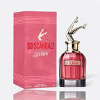 So Scandal! Eau de Parfum for women – jasmine orange blossom tuberose sweet floral feminine fragrance bottle

