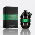 Spicebomb Night Vision Eau de Parfum for men – green cardamom black pepper green mandarin tonka bean cedarwood spicy fresh fragrance bottle

