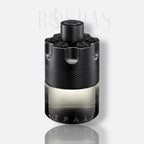 Azzaro The Most Wanted Eau de Toilette Intense for men black and silver barrel fragrance bottle