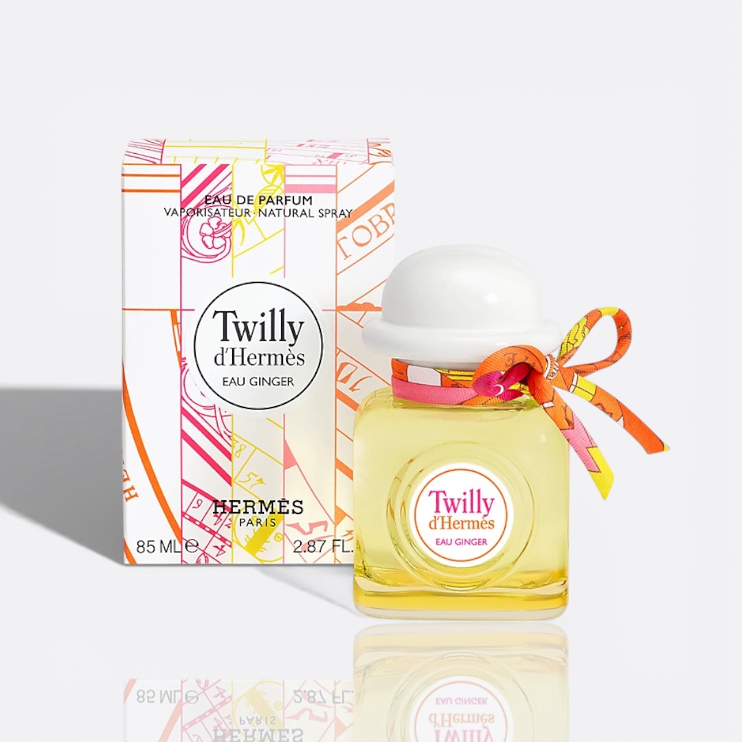 Twilly d'Hermès Eau Ginger Eau de Parfum bottle - a fresh and vibrant women's fragrance.
