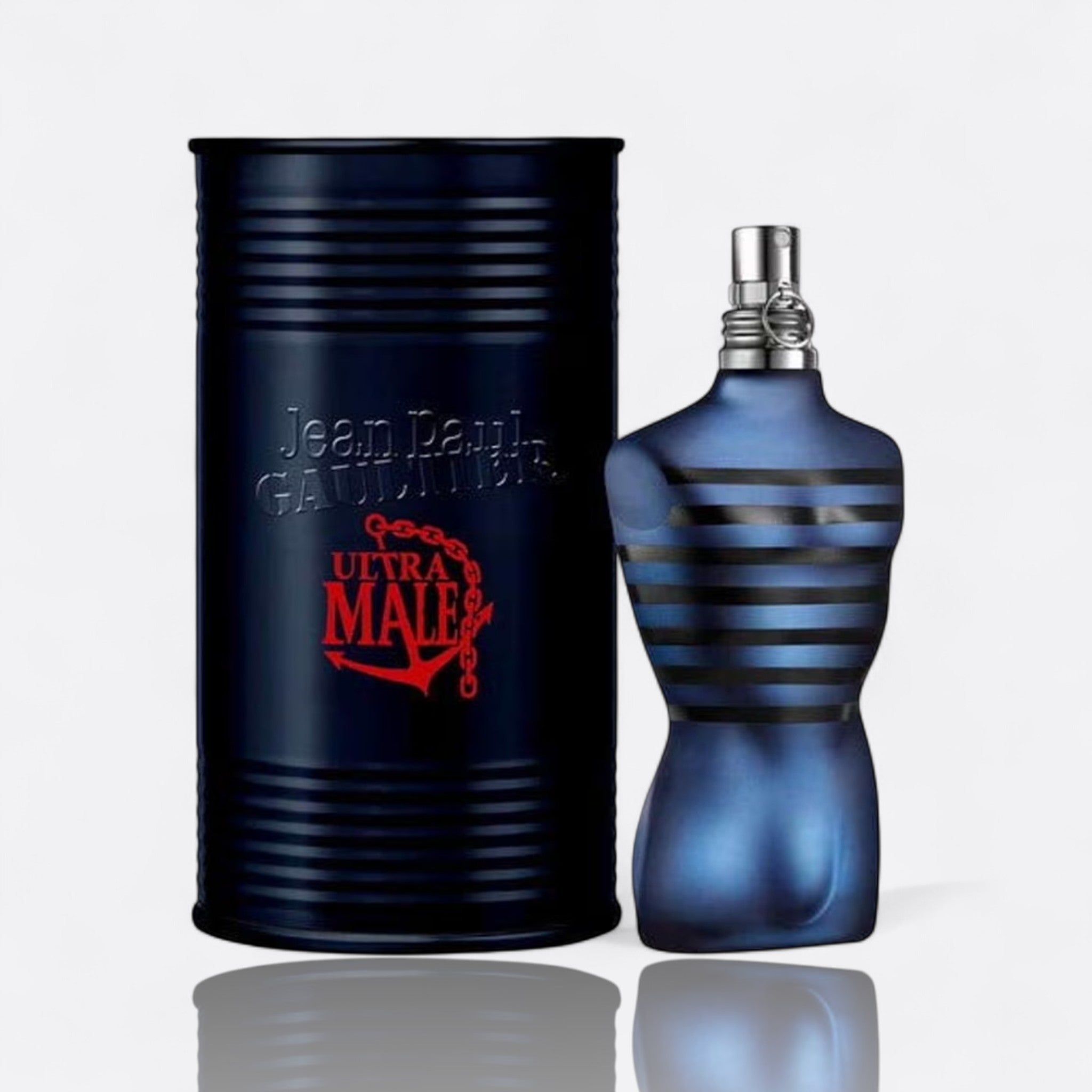 Ultra Male Eau de Toilette Intense for men – pear mint cinnamon vanilla amber cedarwood fragrance bottle
