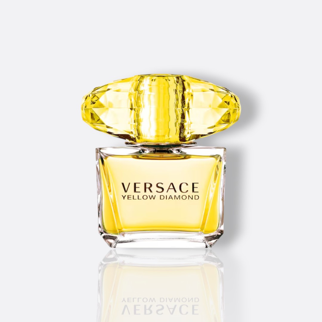 Yellow Diamond Eau de Toilette bottle – luminous women’s fragrance with citrus, floral, and warm notes