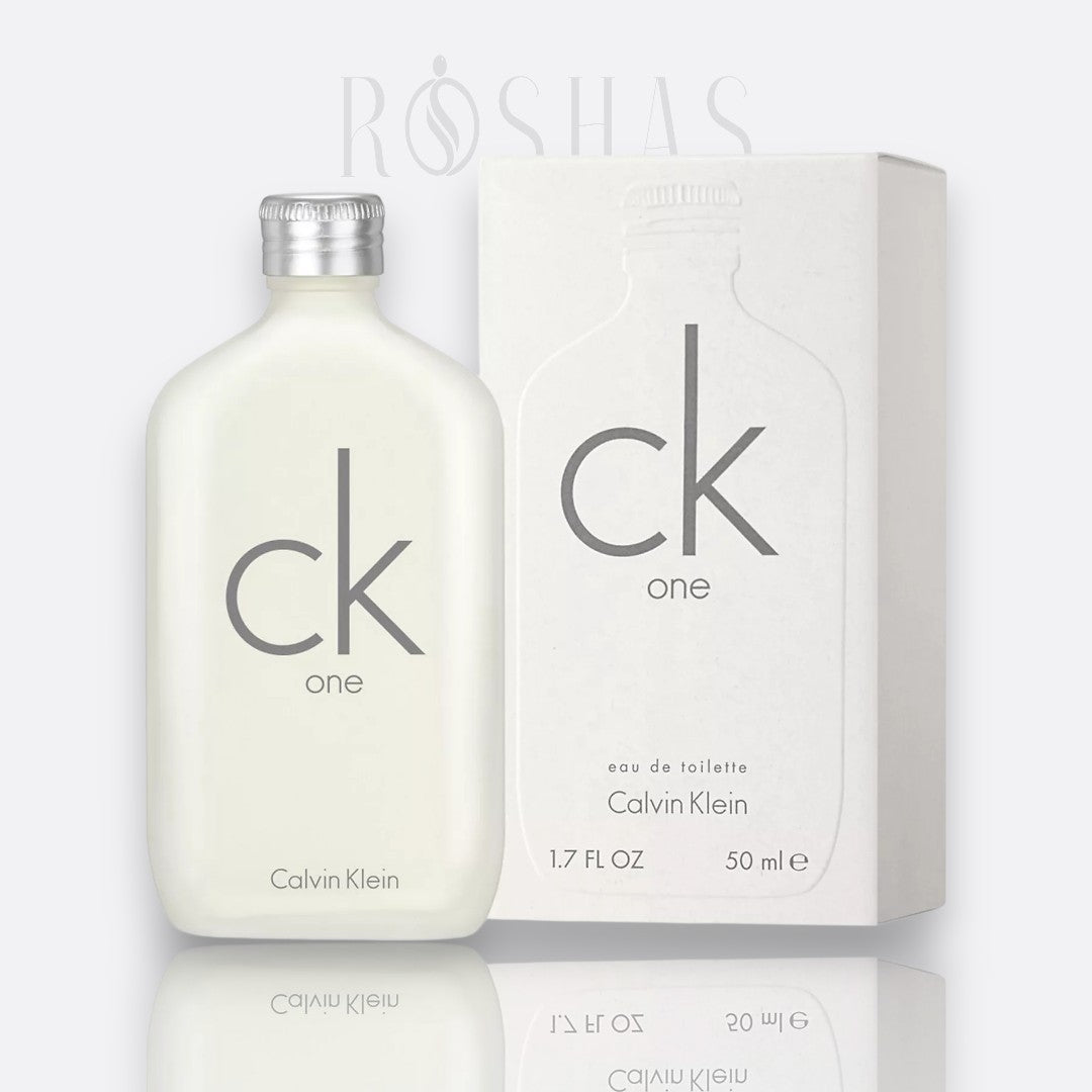 Calvin Klein CK One Eau de Toilette unisex frosted glass fragrance bottle