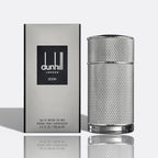 Dunhill Icon Silver fragrance bottle - a fresh and sophisticated men's perfume.
