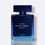 Narciso Rodriguez For Him Bleu Noir Eau de Parfum for men – amber woody musky deep elegant masculine fragrance bottle