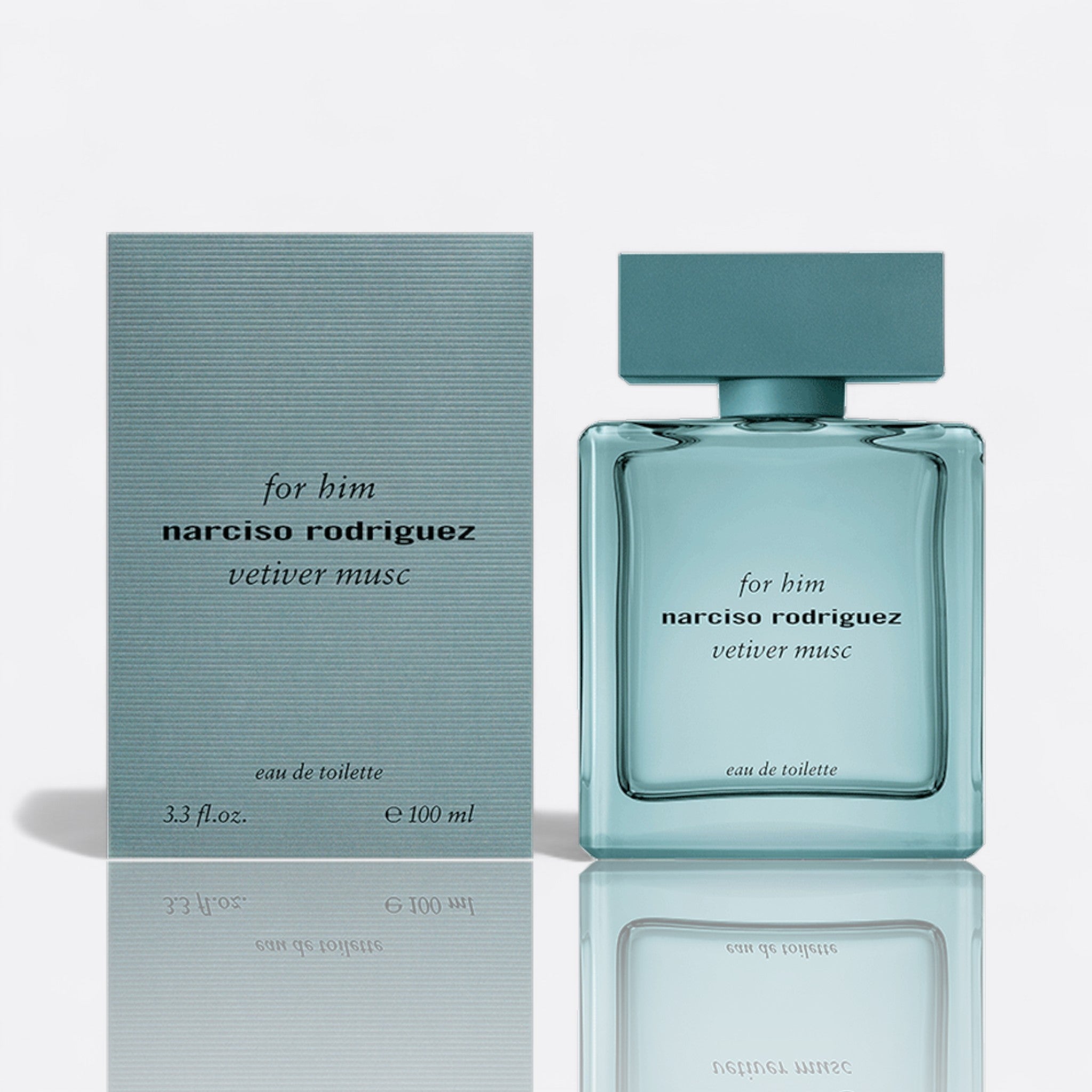 Narciso Rodriguez For Him Vetiver Musc Eau de Toilette for men – vetiver musk woody fresh masculine fragrance bottle